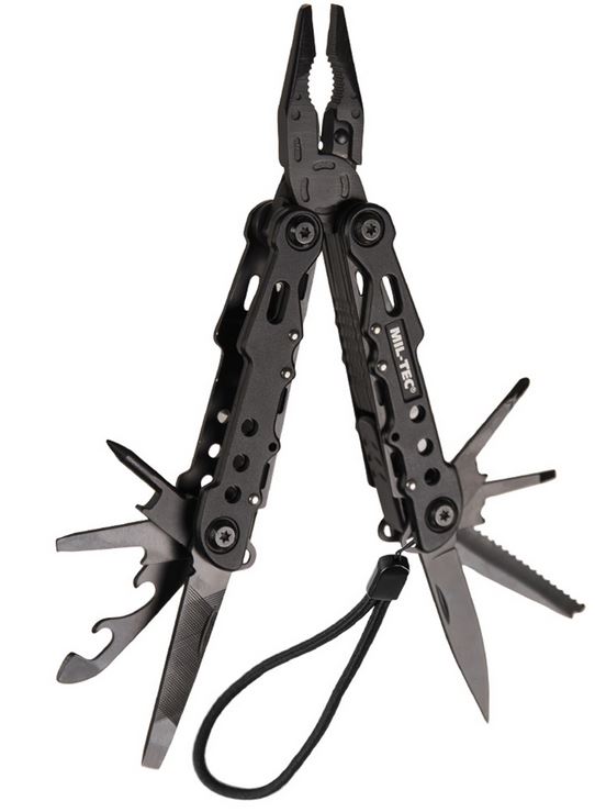 MIL-TEC MULTI TOOL BLACK COBRA LG