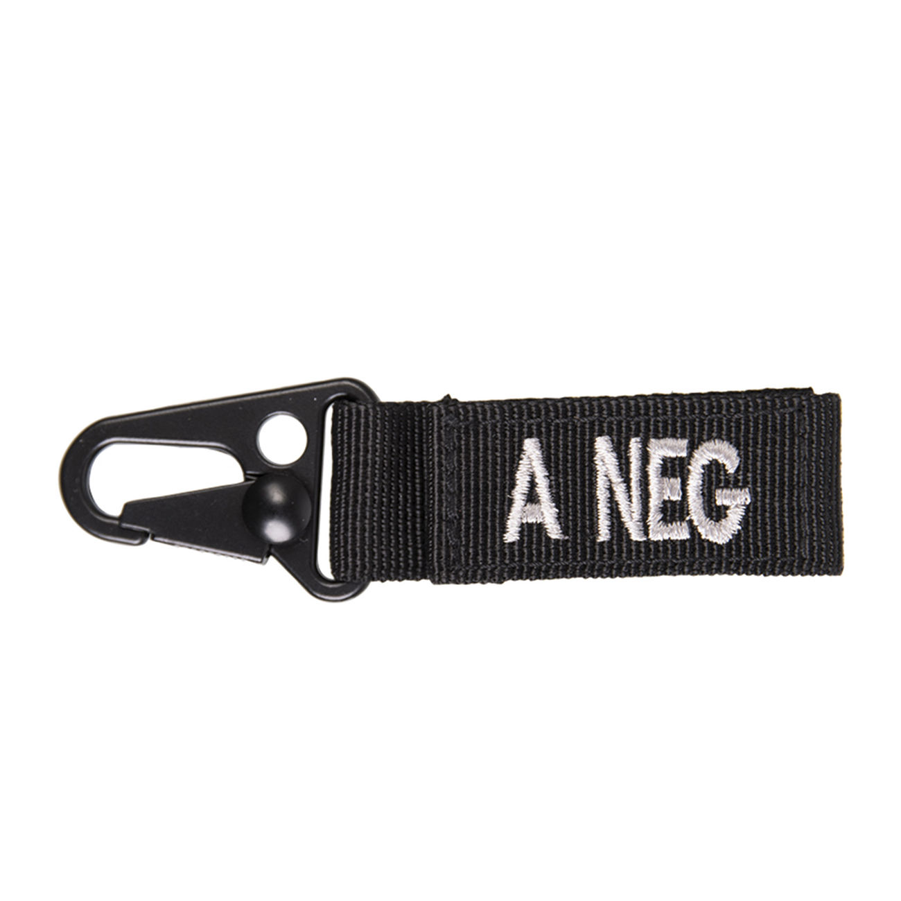 MIL-TEC TACTICAL KEYHOLDER A NEGATIV 5 ST./PACK SCHWARZ